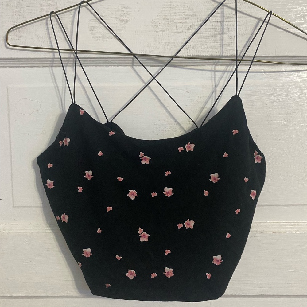 Cropped Floral top